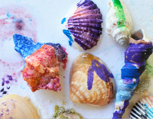 Painting Shells with Watercolors