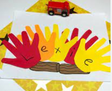 Camping Name Craft for Preschool Kids