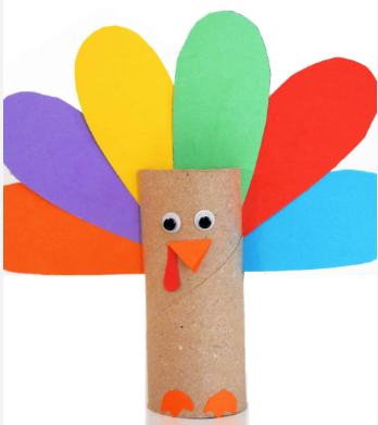 EASY Turkey Toilet Paper Roll Craft
