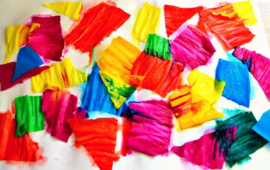 Crepe Paper Painting