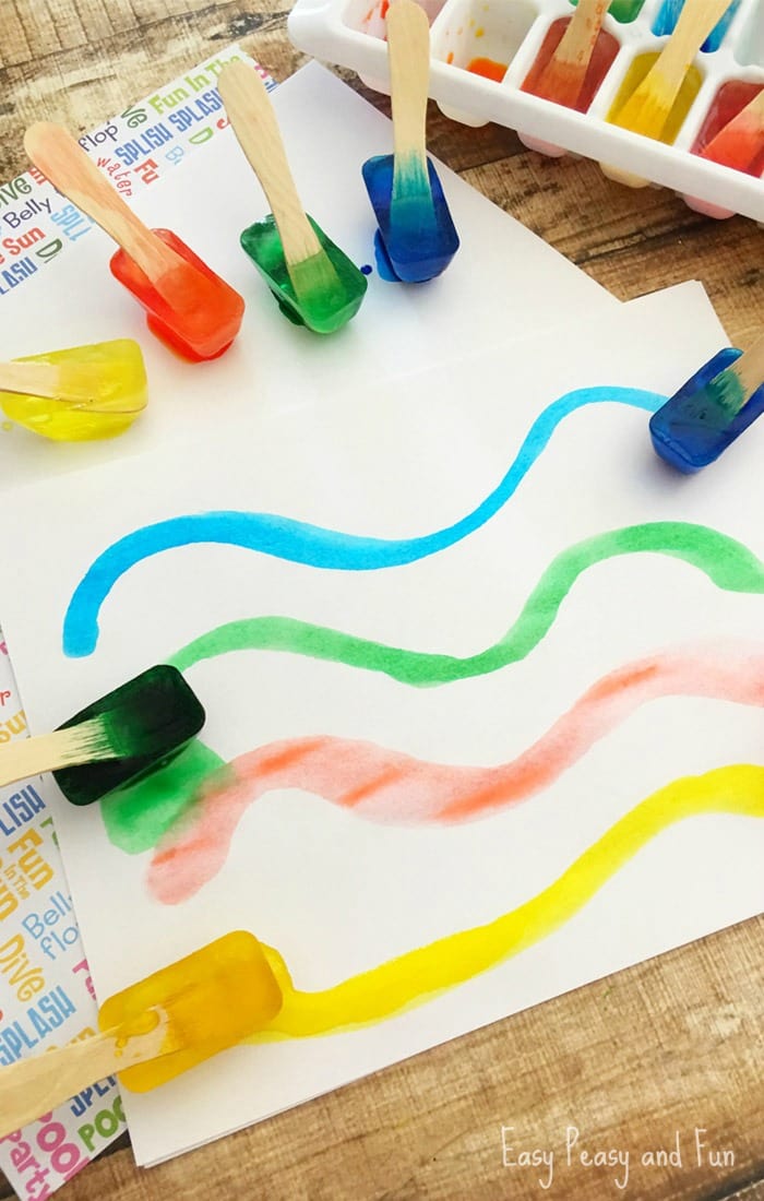 Painting With Ice – Make Your own Ice Paint