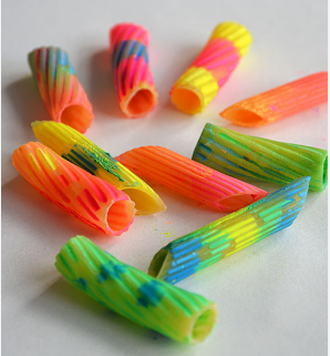 Process Art: Painting on Pasta