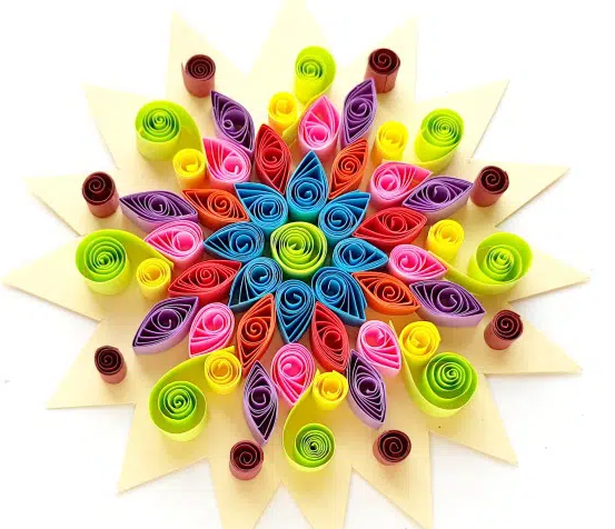 Paper Quilled Rangoli