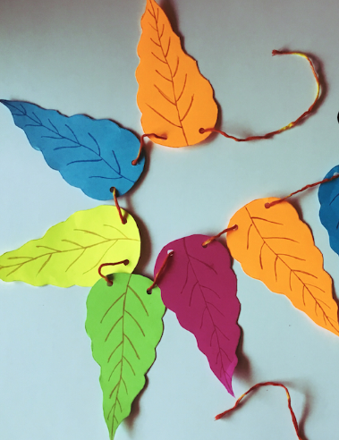 Paper Leaf Garland