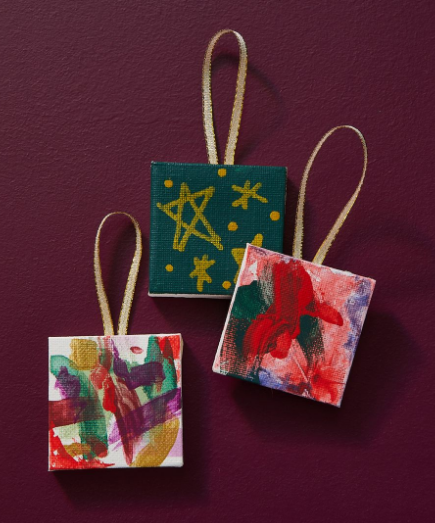 Mini Canvas Ornament