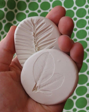 Nature trail clay sculptures