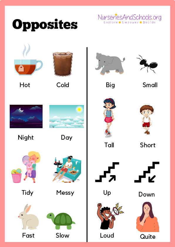 Opposites - Special needs education - phonics