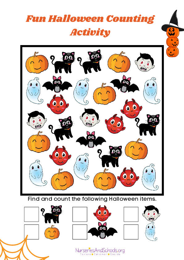 Fun Halloween Counting Activity