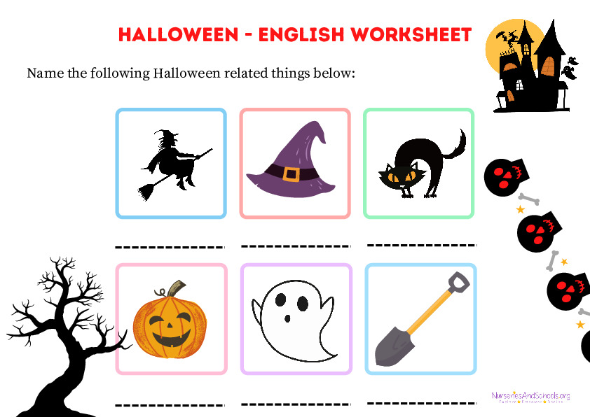 Halloween - English worksheet