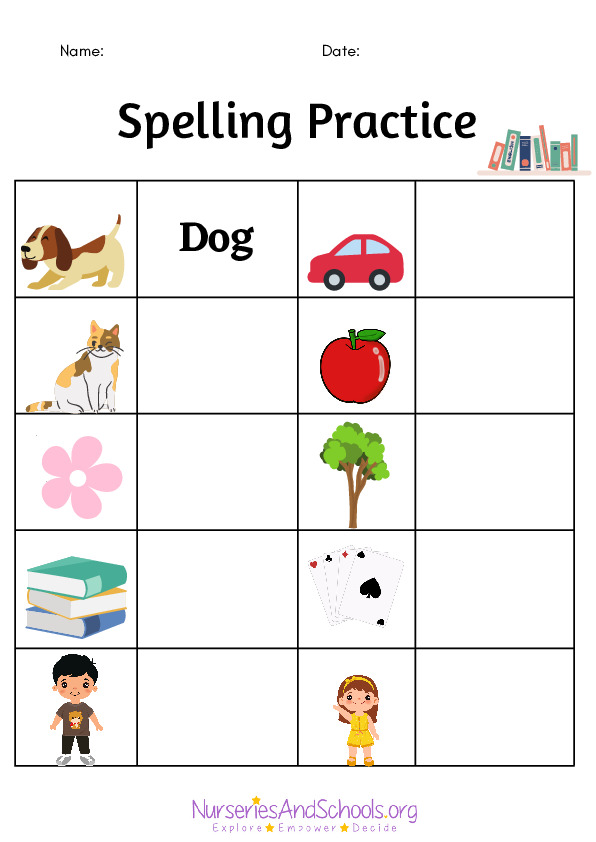 Spelling practice -Fun activity - phonics