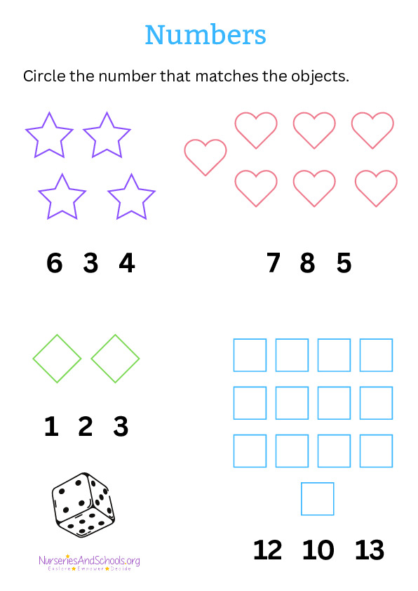 Numbers - Fun maths activity