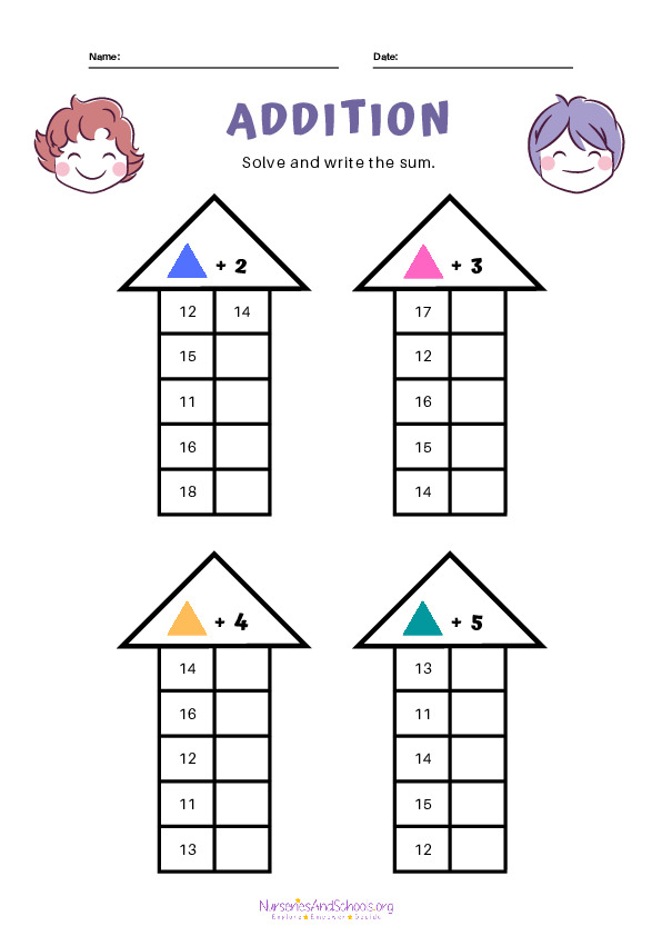 Mathematics - Addition for eyfs