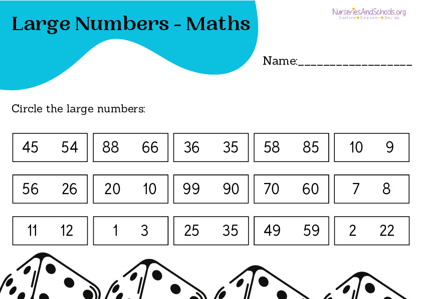 Large numbers - Mathematics