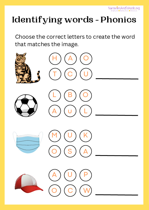 Identifying words - Phonics