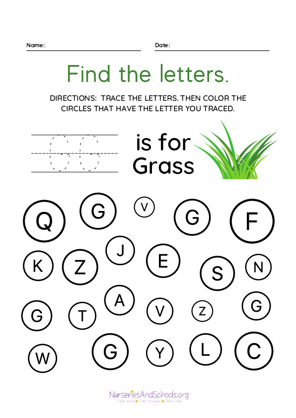 Find the letters -  KS1