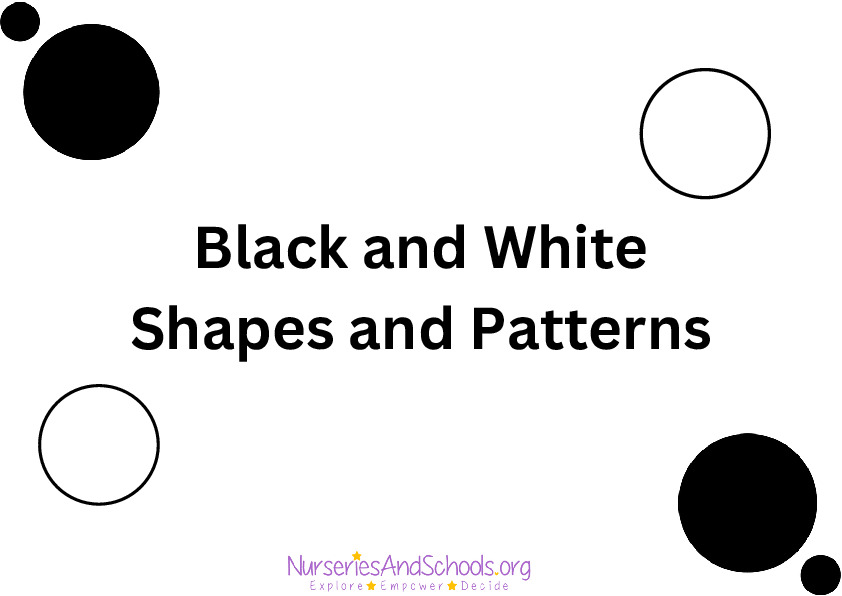 Black and White shapes and patterns