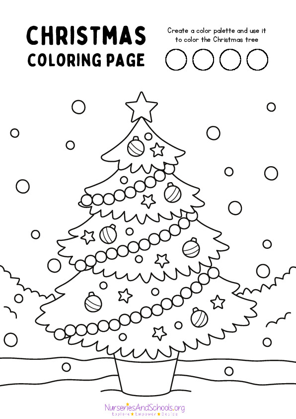 Christmas Coloring Page