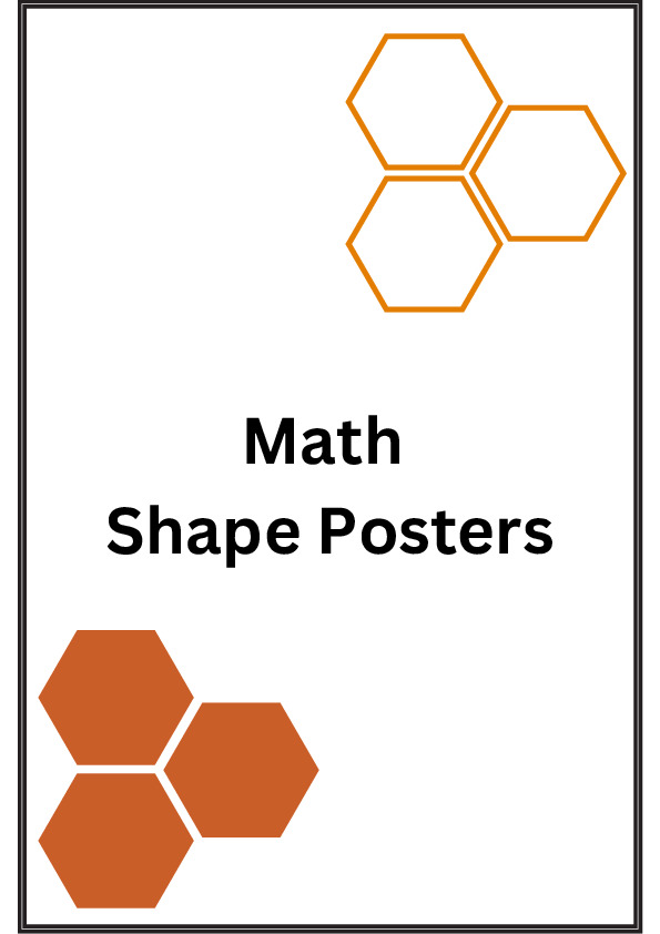 Math Shapes Poster- Math week