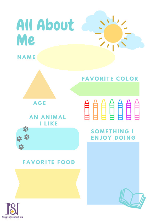 All About Me for EYFS