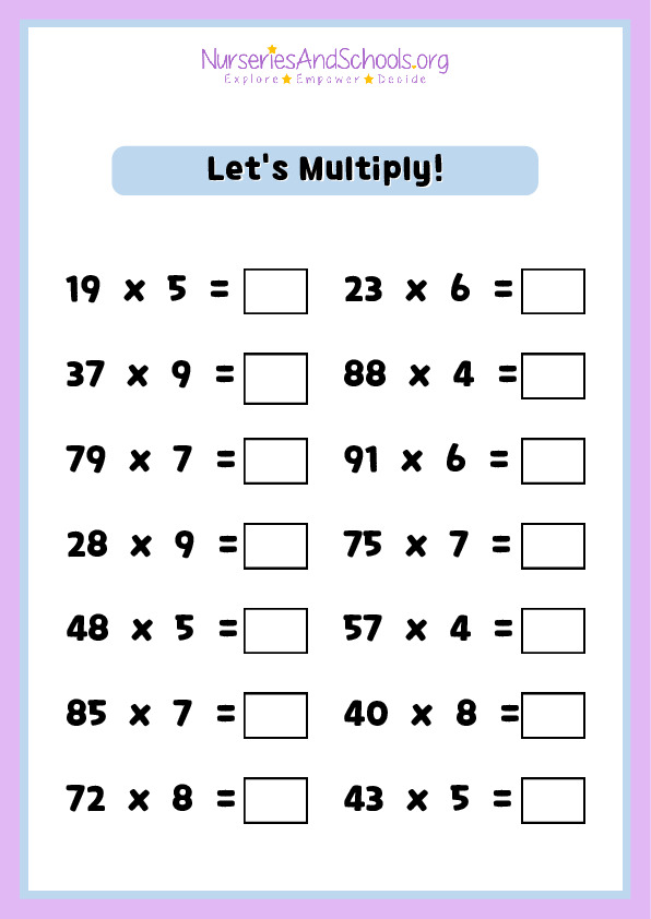 Let's Multiply!