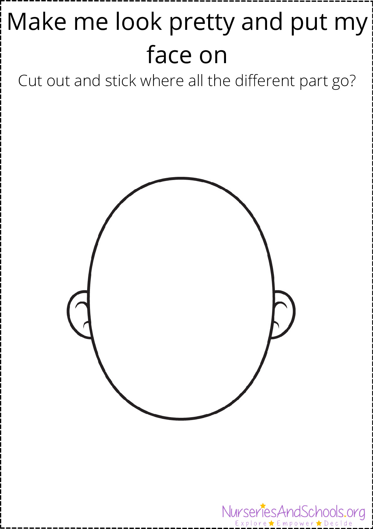 Face Diagram Activity