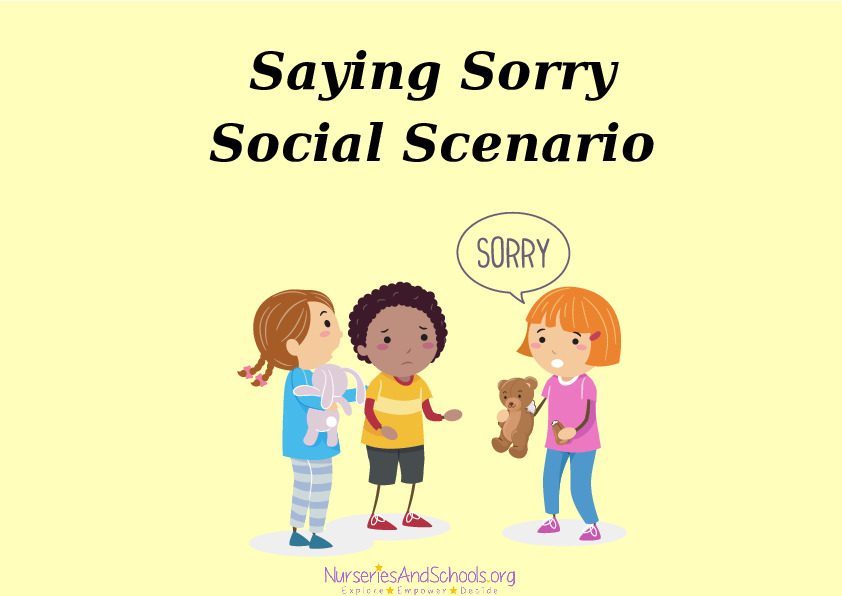 Saying Sorry- Social Scenario