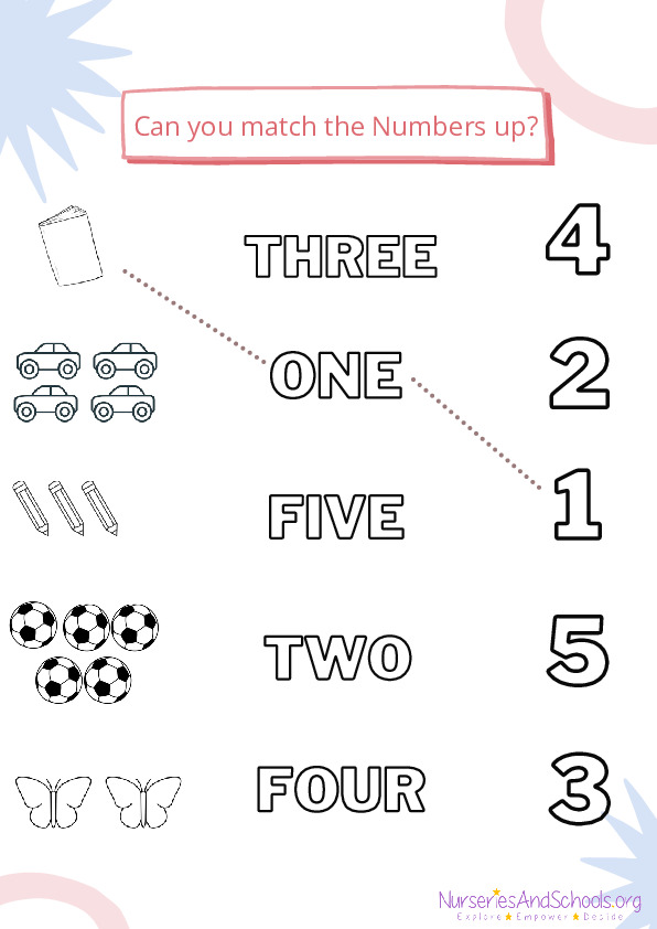 Can you match the numbers up?