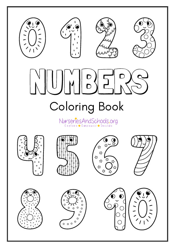 Numbers Coloring Book