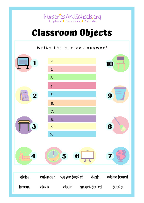 Classroom Objects