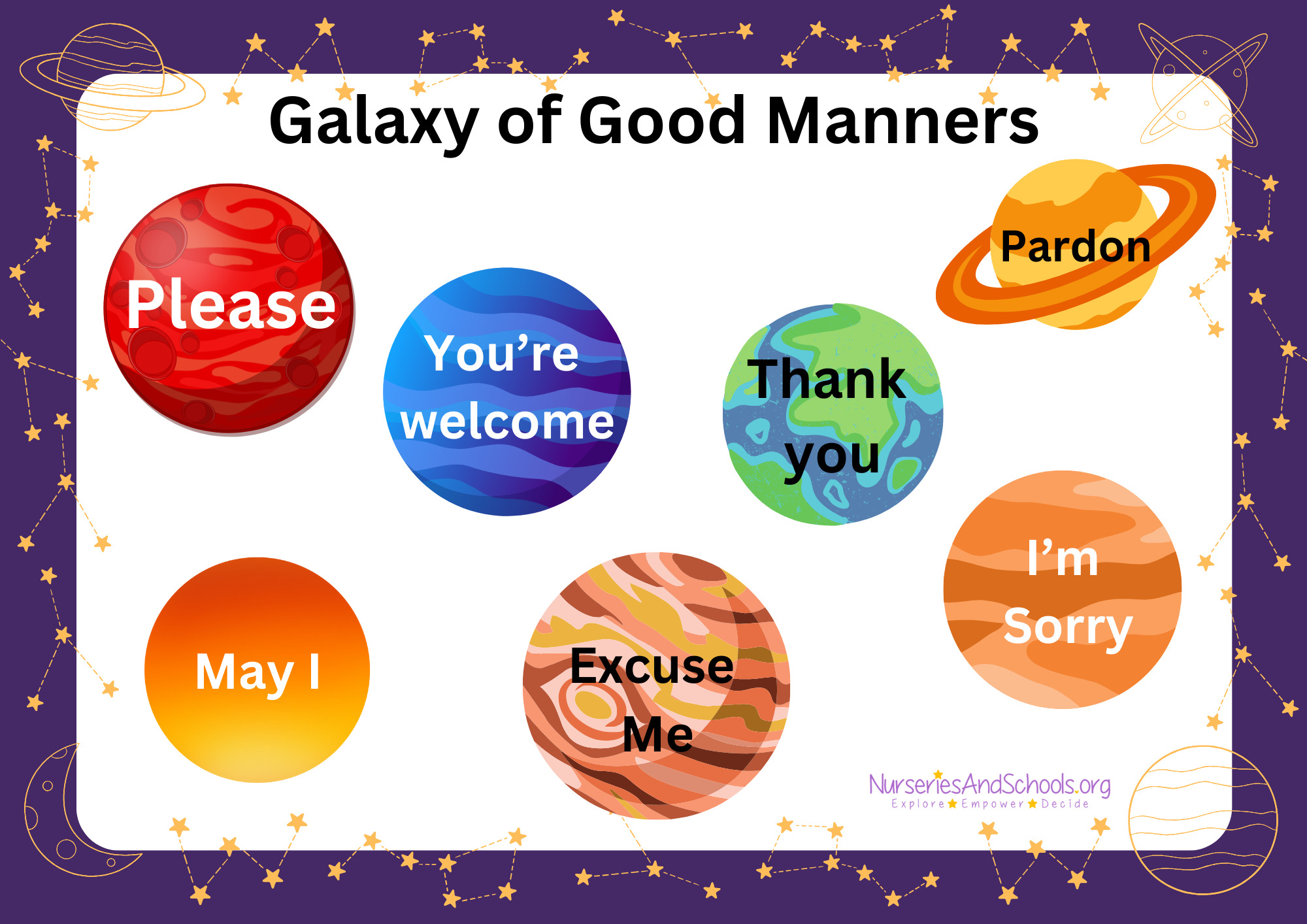 Galaxy of Good Manners