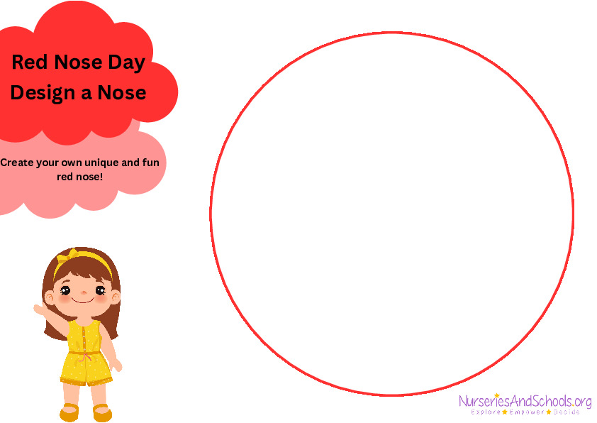 Red Nose Day- Design a Nose Activity