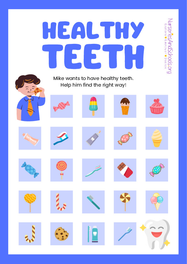 World Oral Health Day- Healthy Teeth Maze