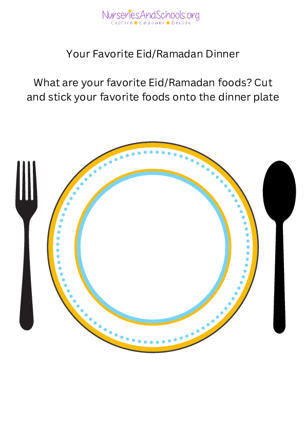 Your Favorite Eid/Ramadan Dinner worksheet