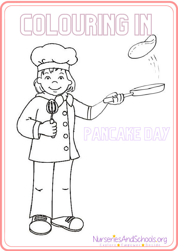 Colouring In Pancake Day