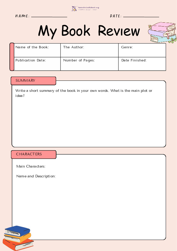 Book Review- writing activity