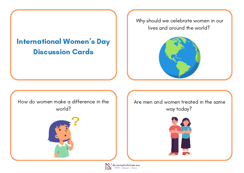 International Women’s Day Discussion Cards