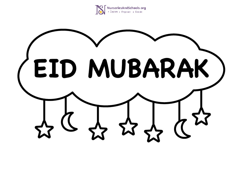 Eid coloring pages