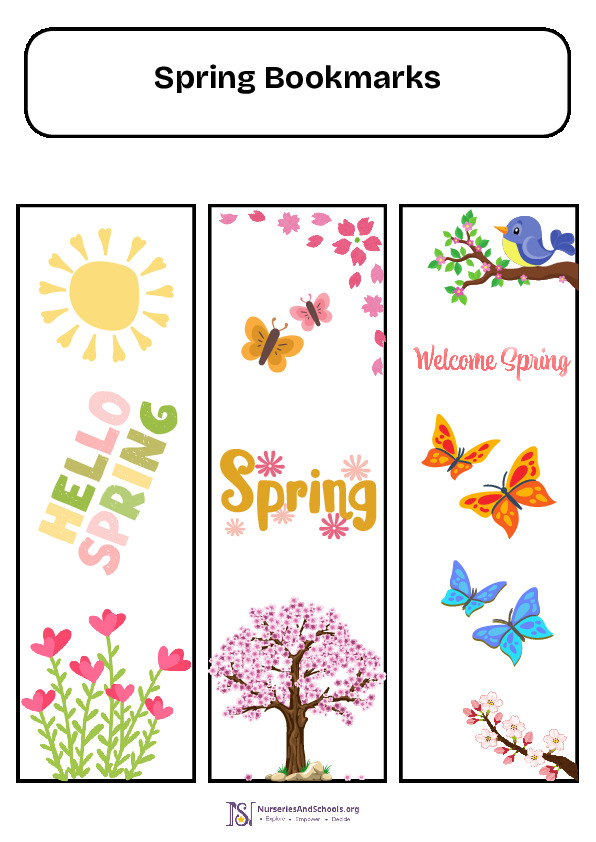 Spring Bookmarks