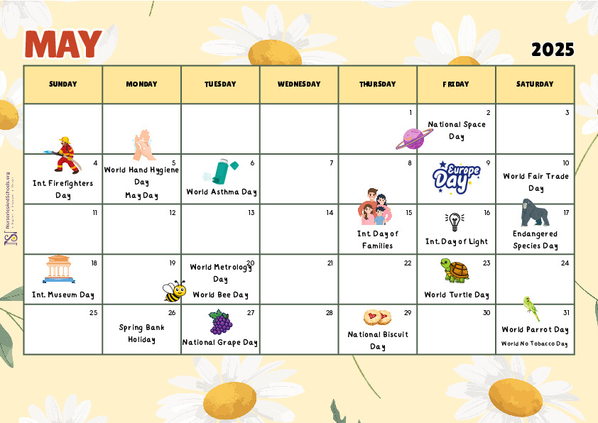 May Events Calendar 2025