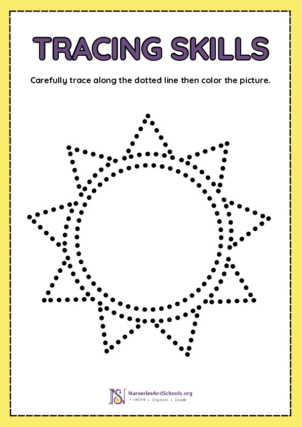 Summer Tracing Activity