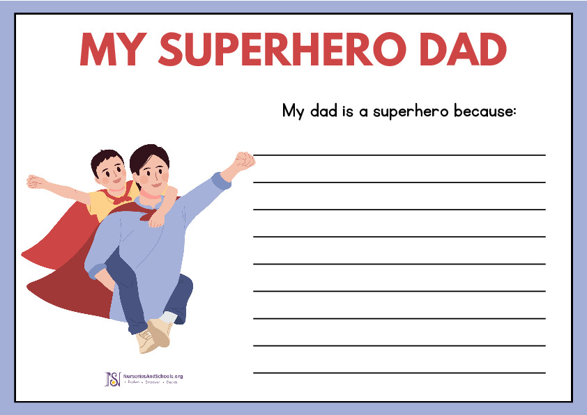 Father's Day- My Superhero Dad