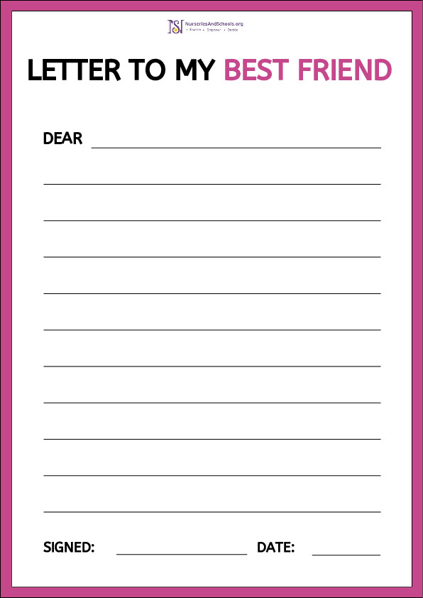 Letter Writing Activity