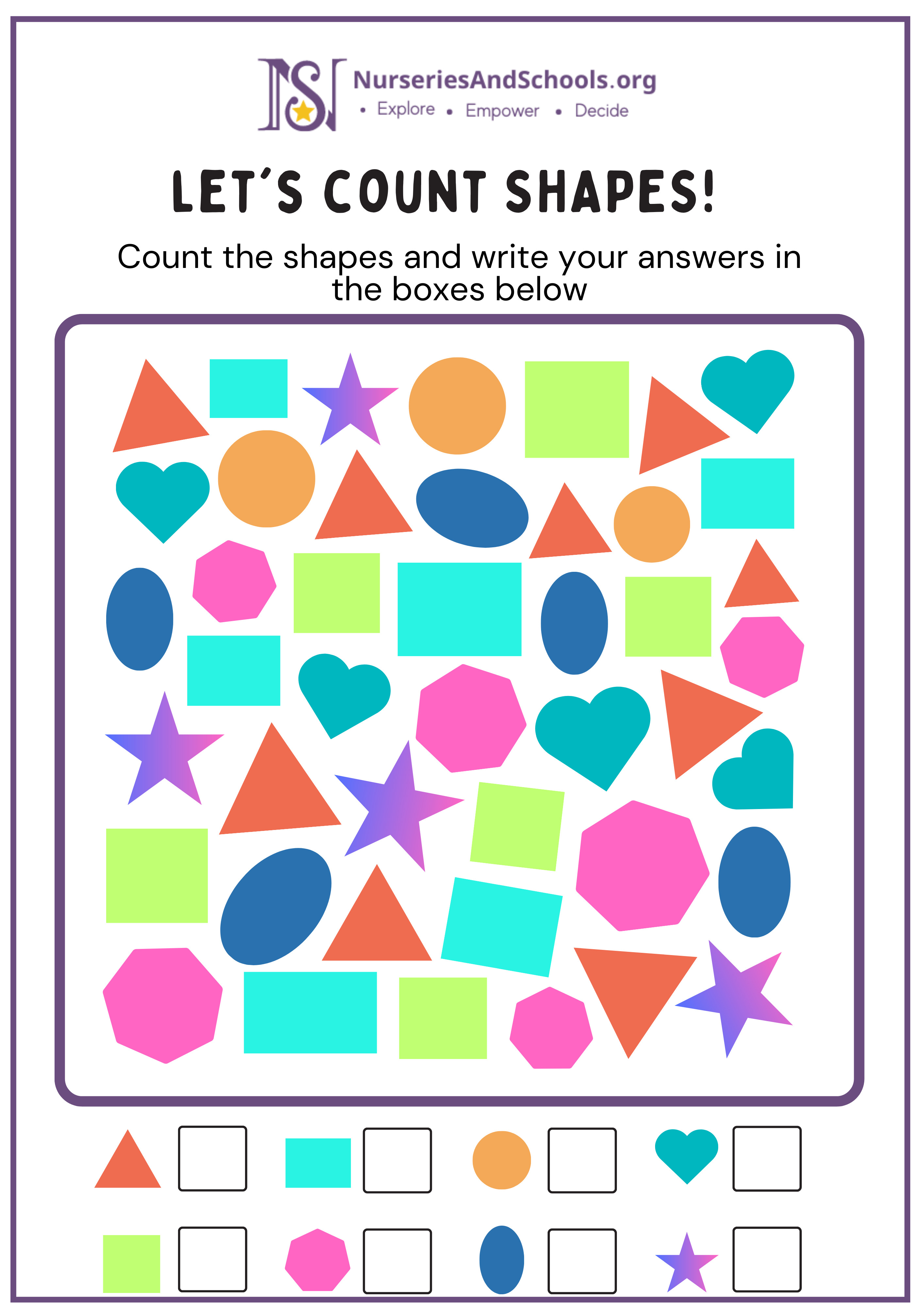 let's count SHAPES!