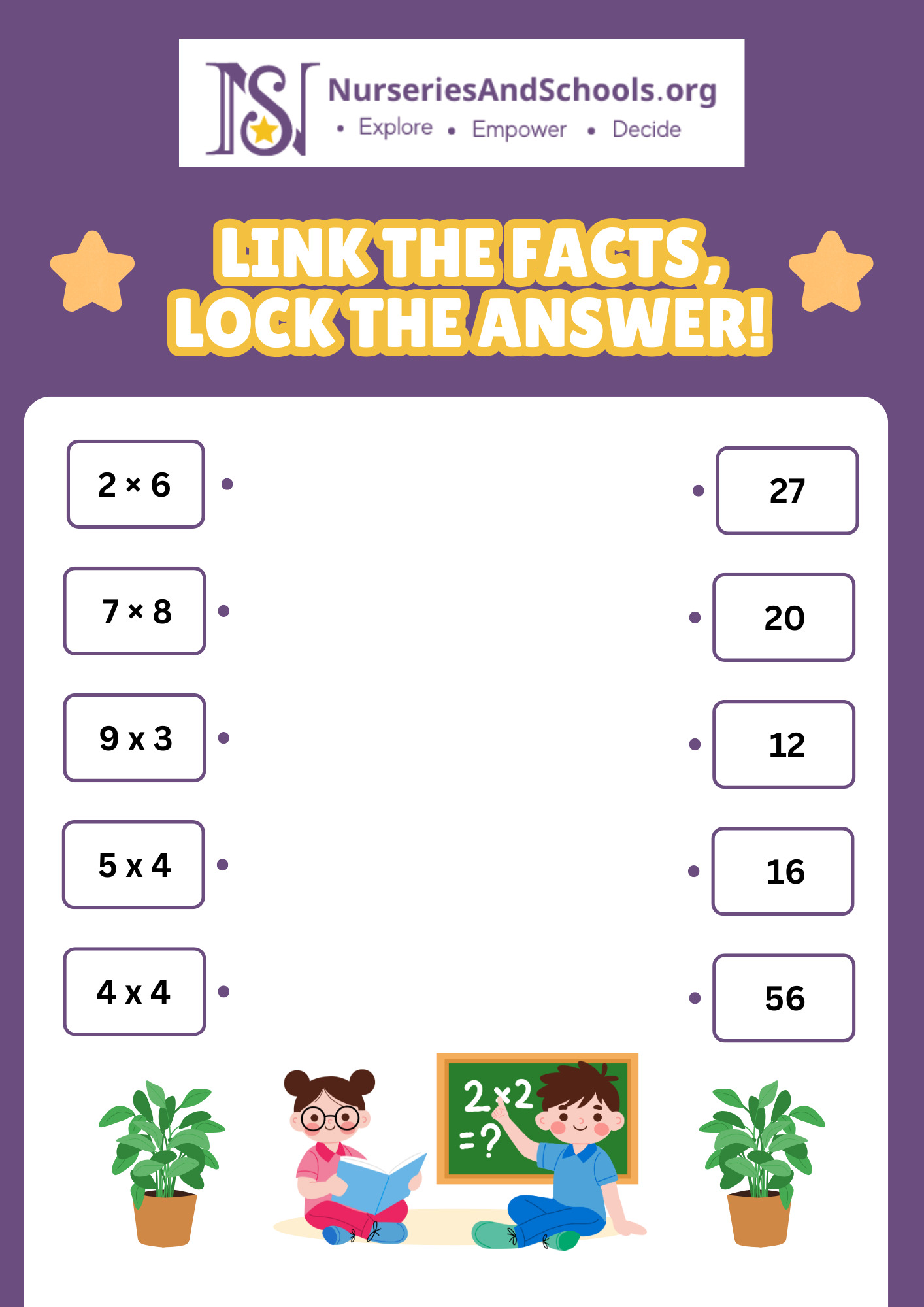 Link the Facts, Lock the Answer!