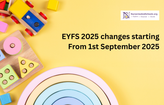 EYFS Framework Updates – Effective from 1 September 2025