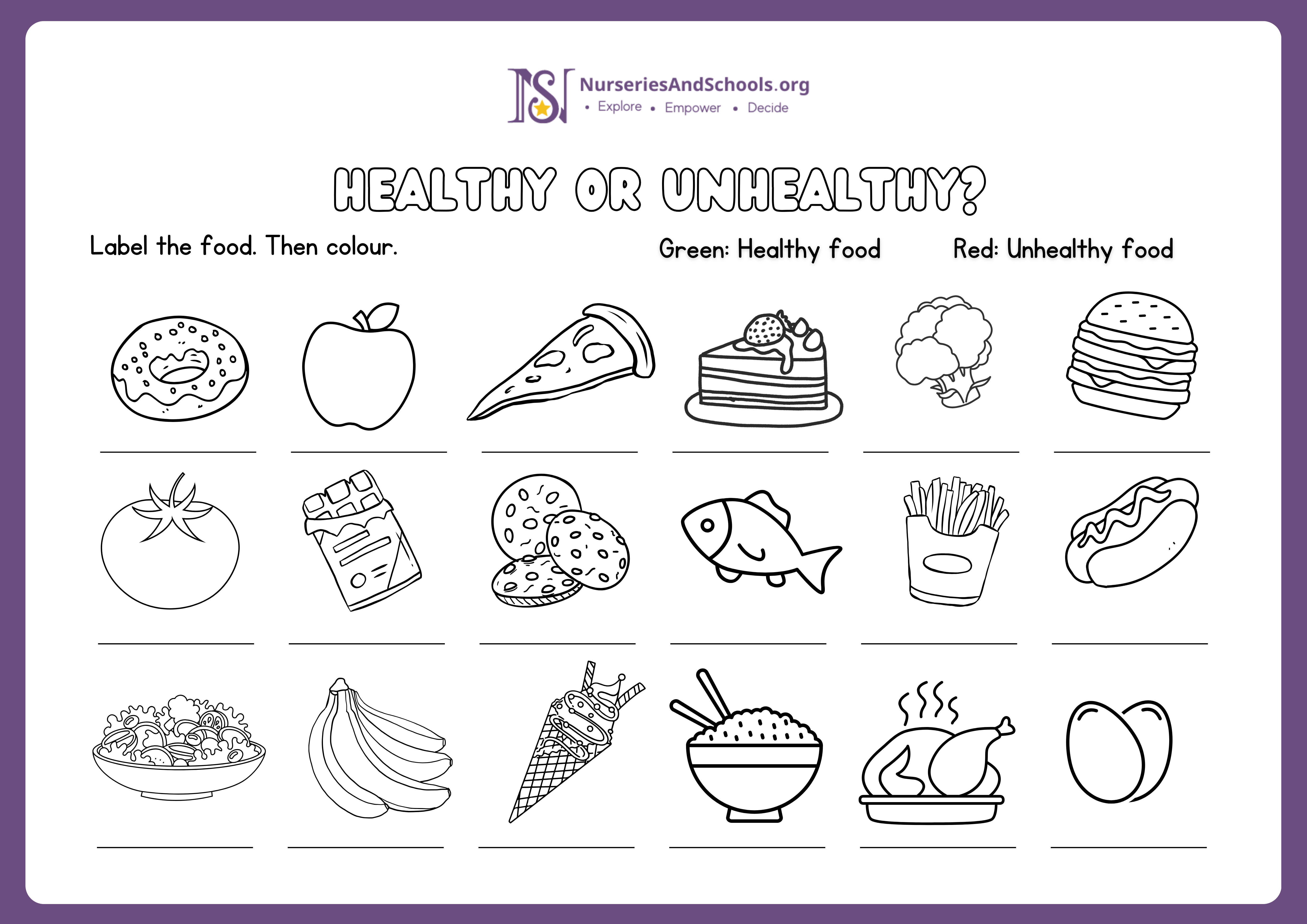 Healthy or unhealthy?