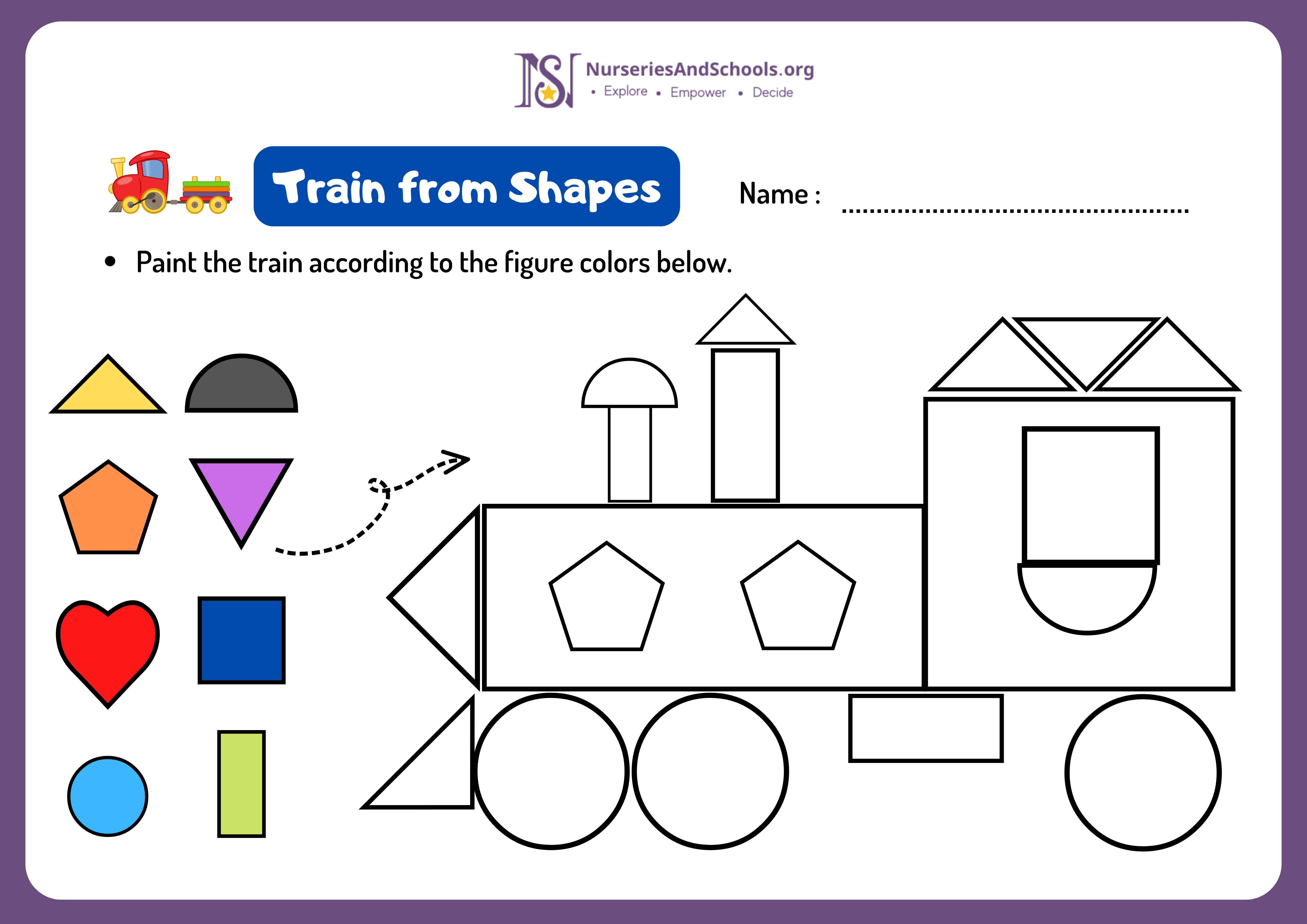 Train from Shapes