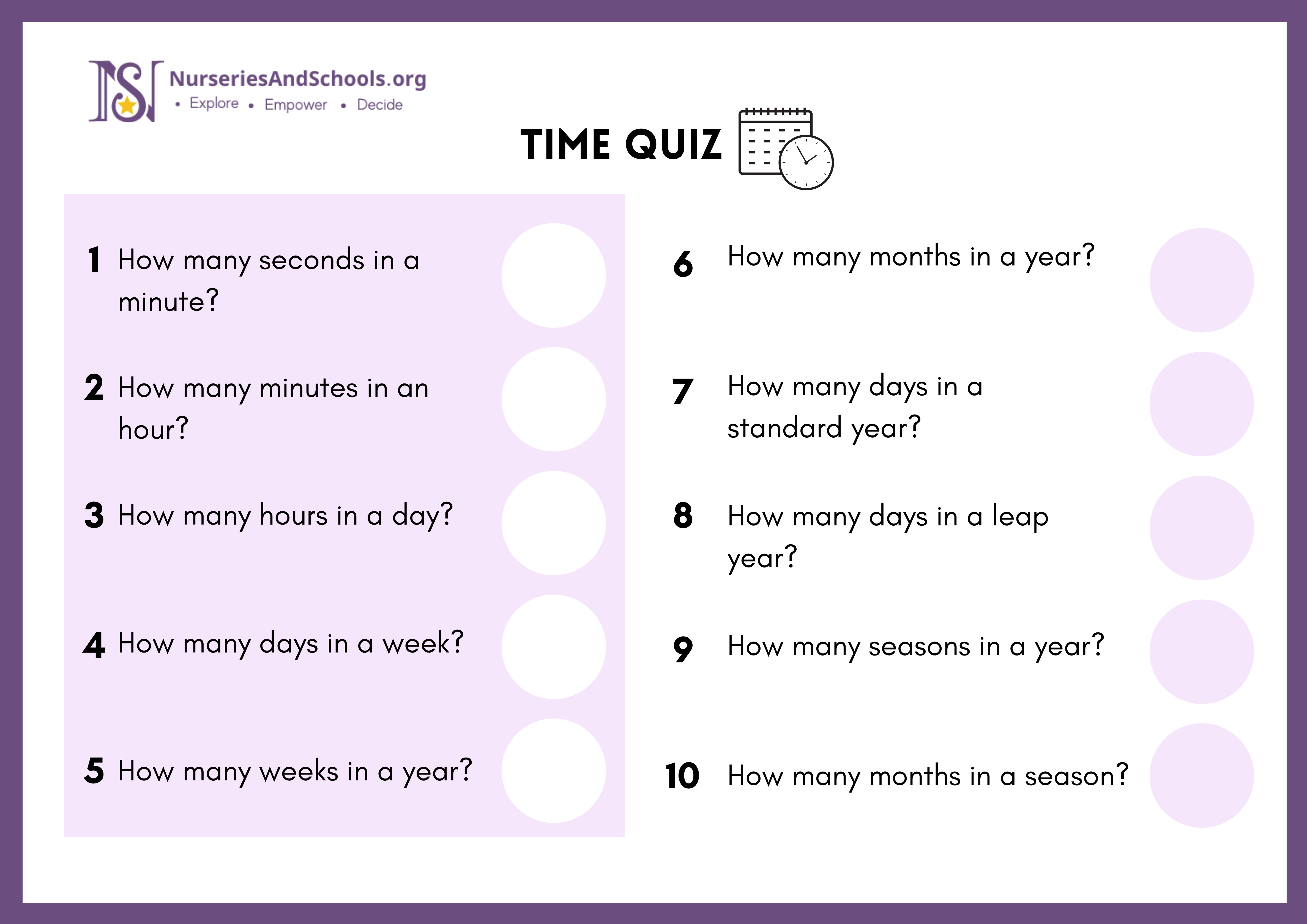 Time Quiz