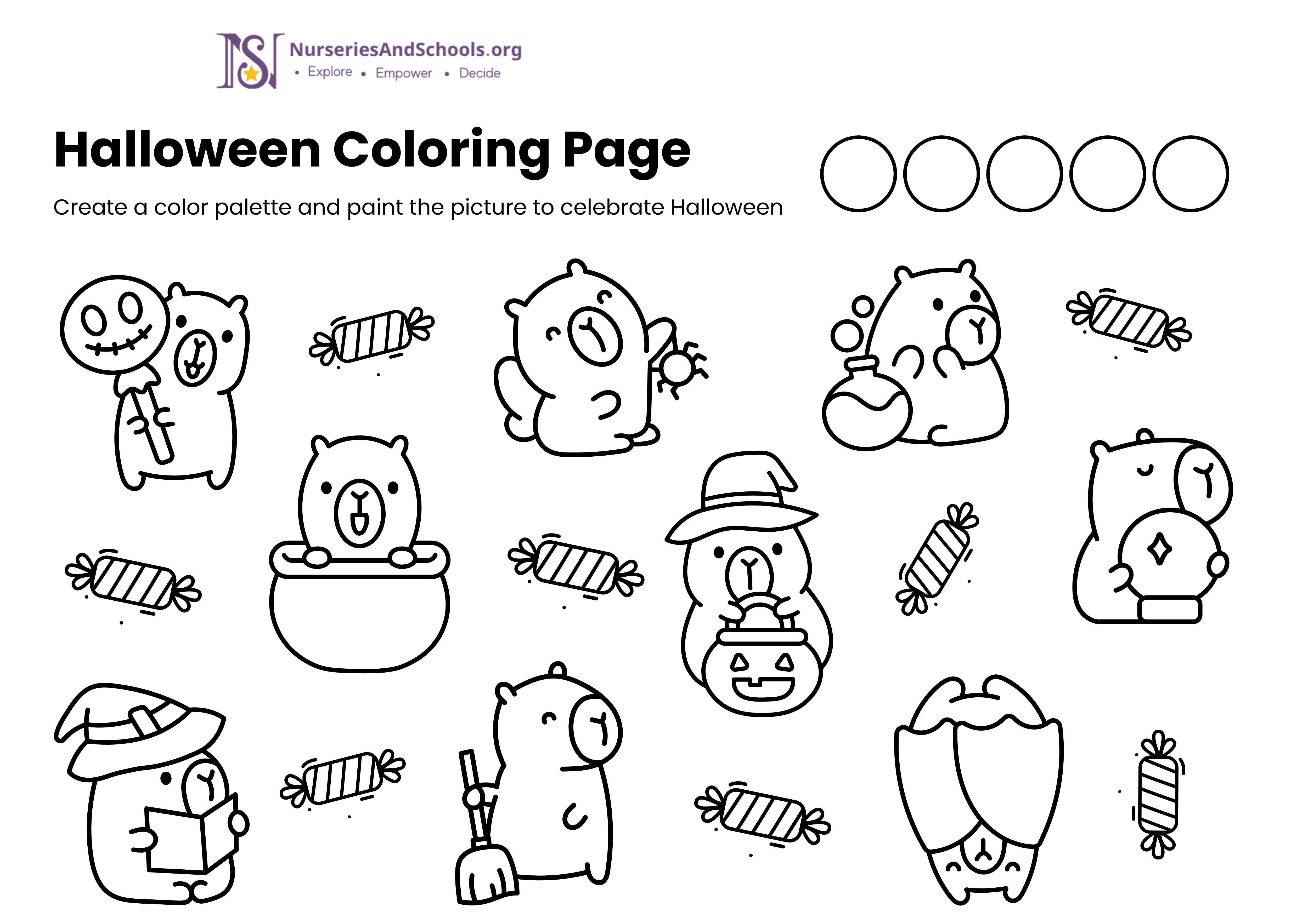 Halloween Coloring Page