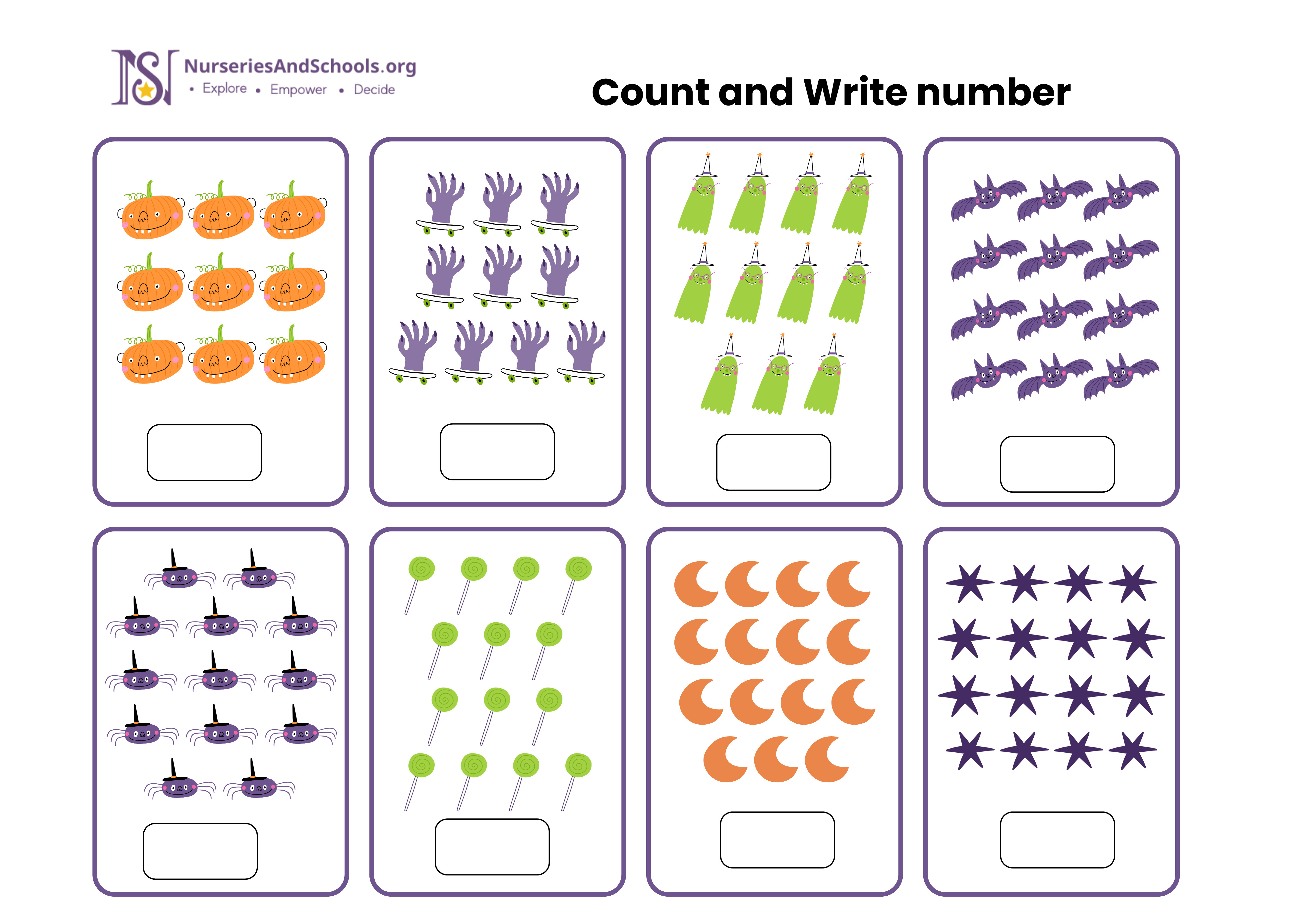Count and Write numbers